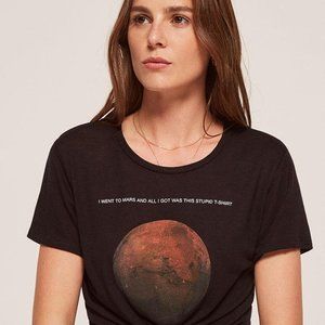 Reformation Mars Black Tee